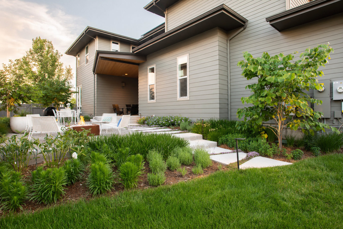 Drought-tolerant turf in El Centro, CA